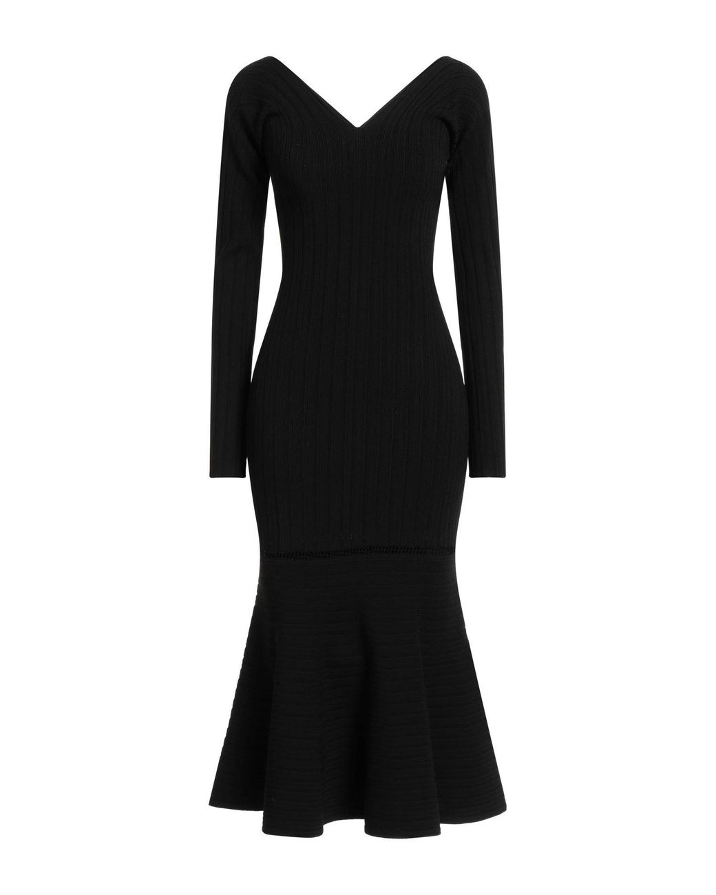 Victoria Beckham Black Midi Dresses