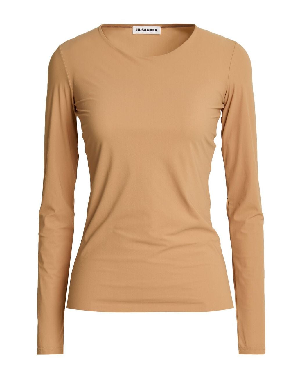 Jil Sander Brown T-Shirt Polyamide, Elastane