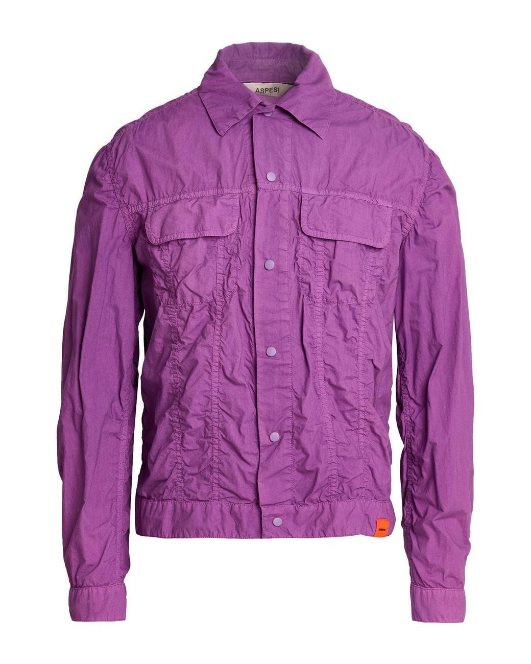Aspesi Purple Jacket Cotton for men