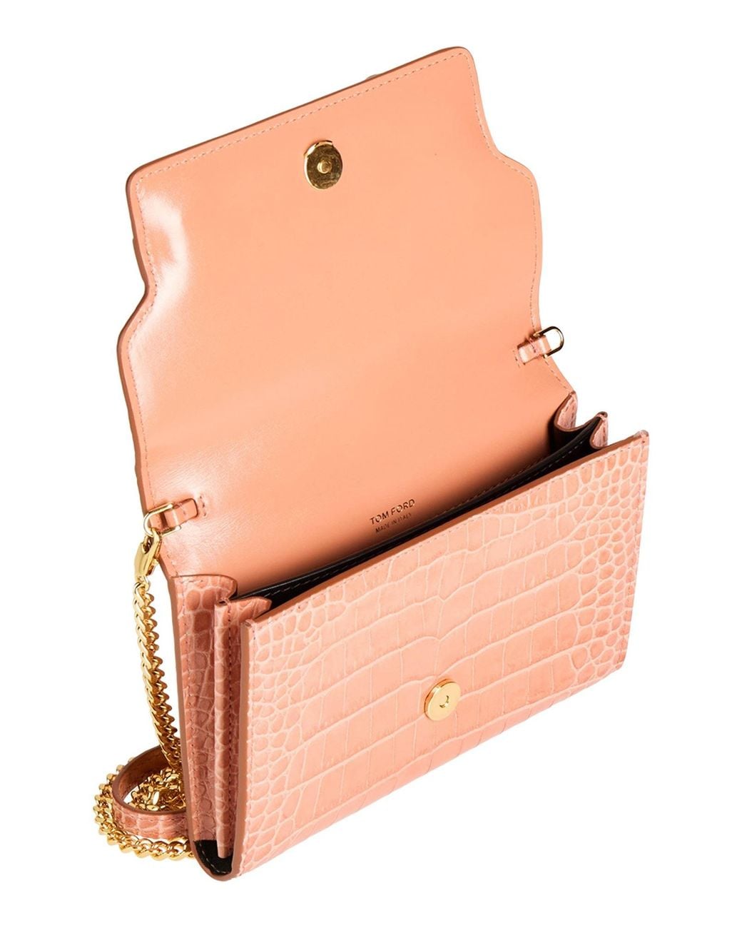 Tom Ford Pink Clutch Leather