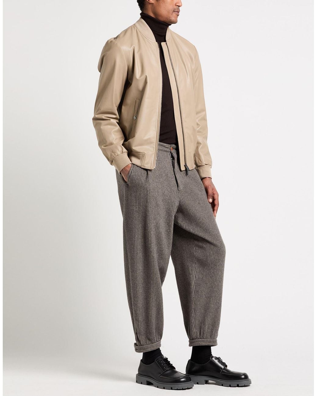 Add Natural Jacket Ovine Leather for men