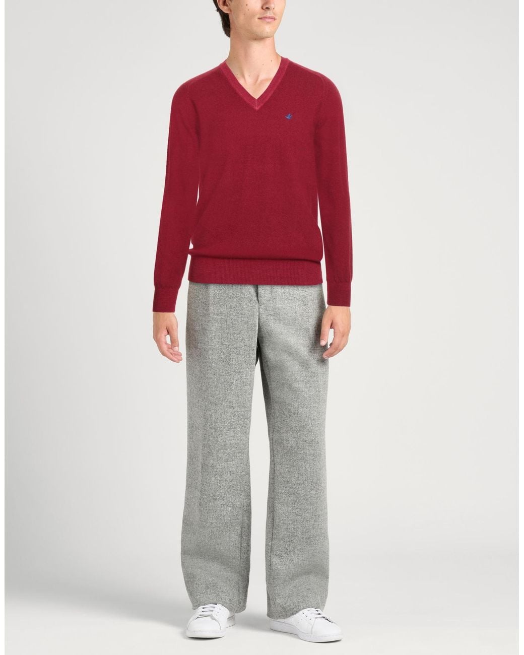 Pullover Brooksfield de hombre de color Red