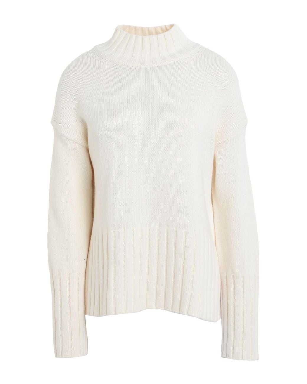 Barbour White Turtleneck