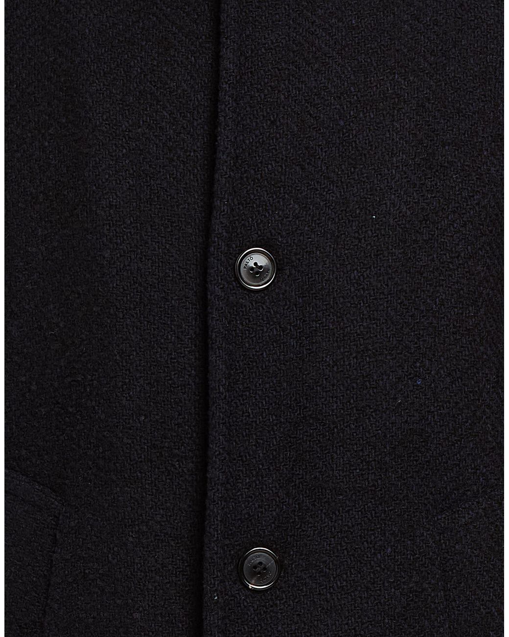 Paltò Blue Midnight Coat Wool, Acetate, Polyester, Polyamide for men