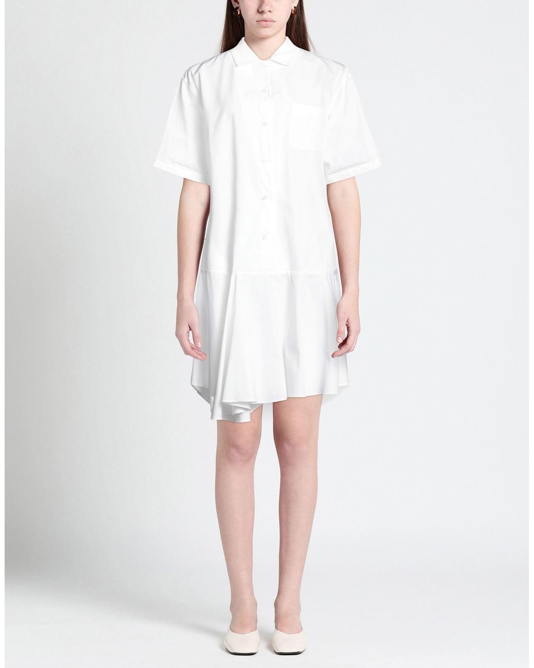 Aspesi White Mini Dress