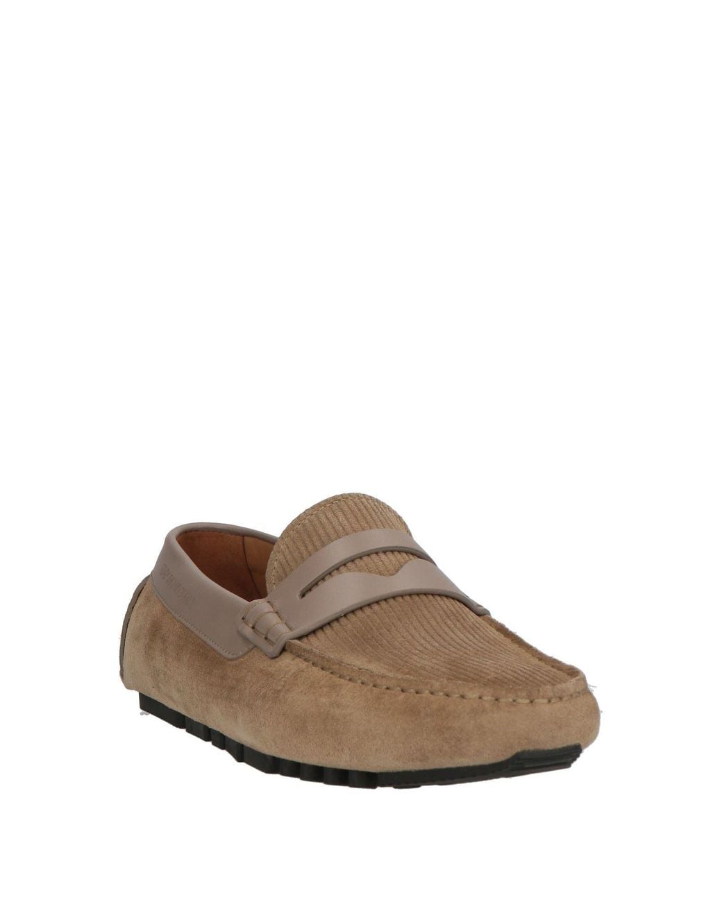 Emporio Armani Brown Loafers for men