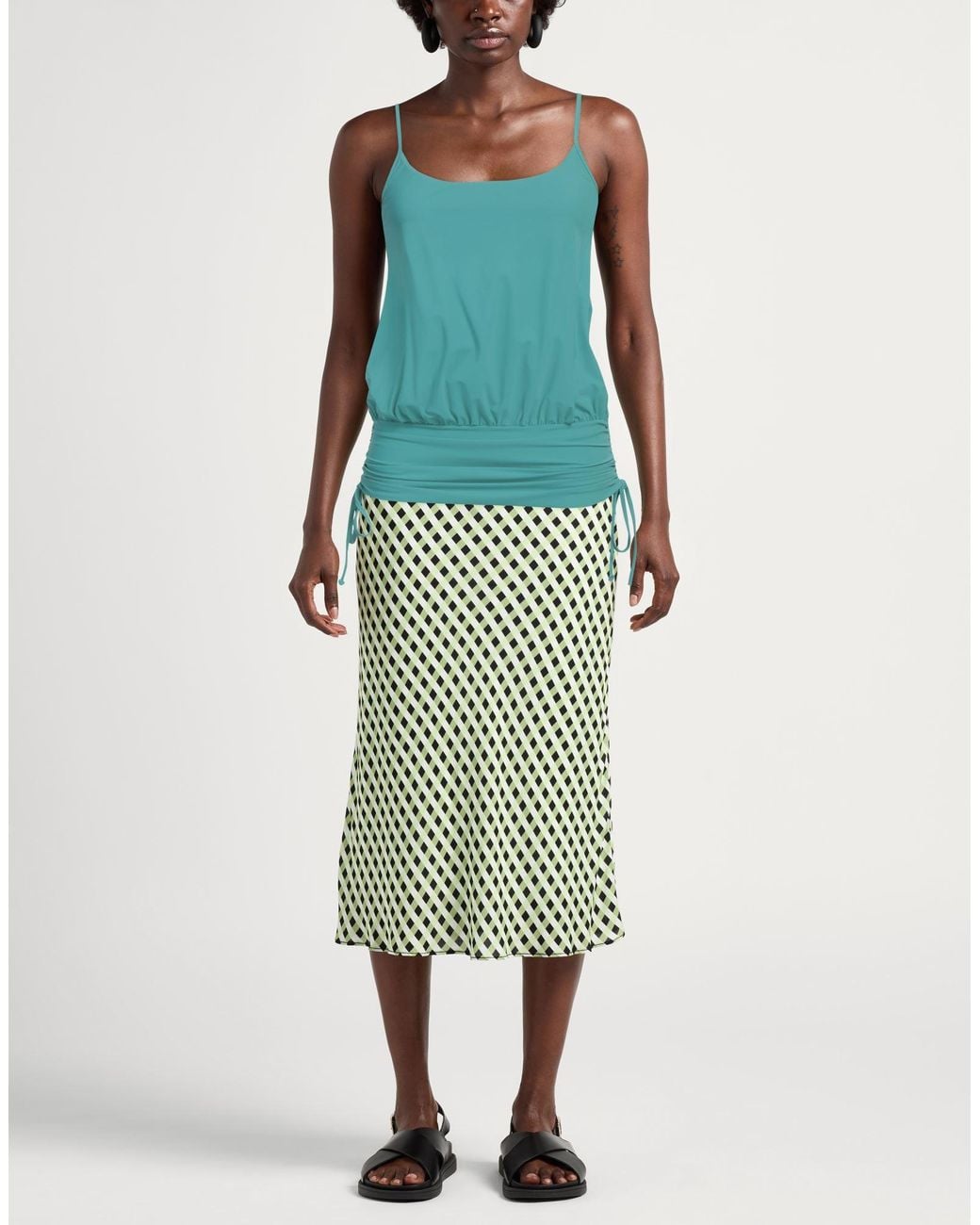 La Petite Robe Di Chiara Boni Green Top