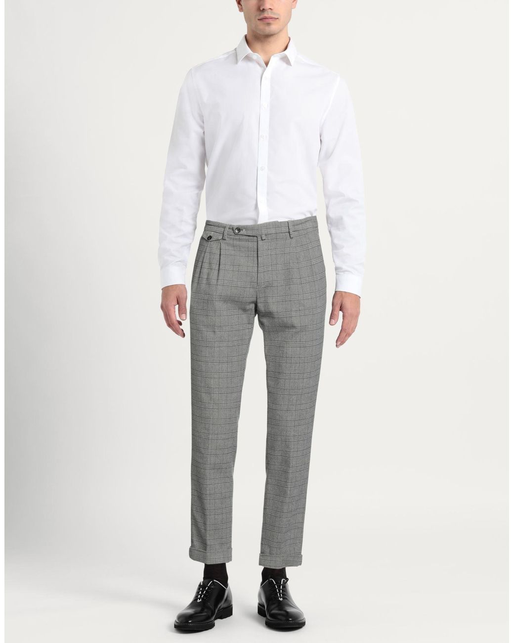Briglia 1949 Gray Pants Cotton, Polyester, Viscose, Elastane for men