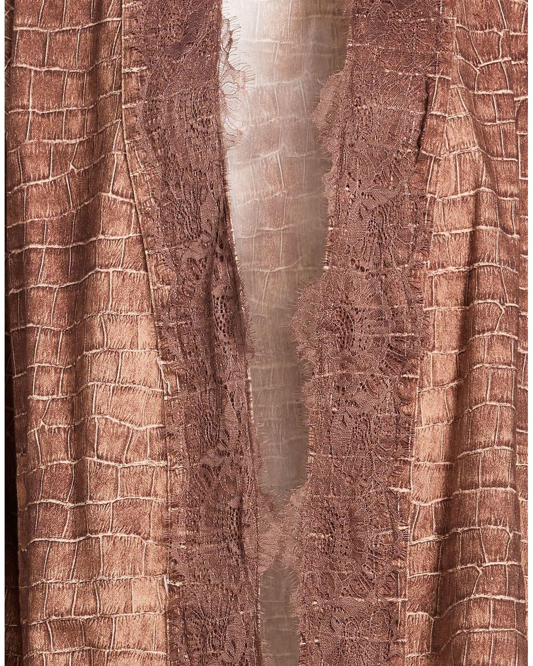 Please Brown Jacket Cotton, Elastane