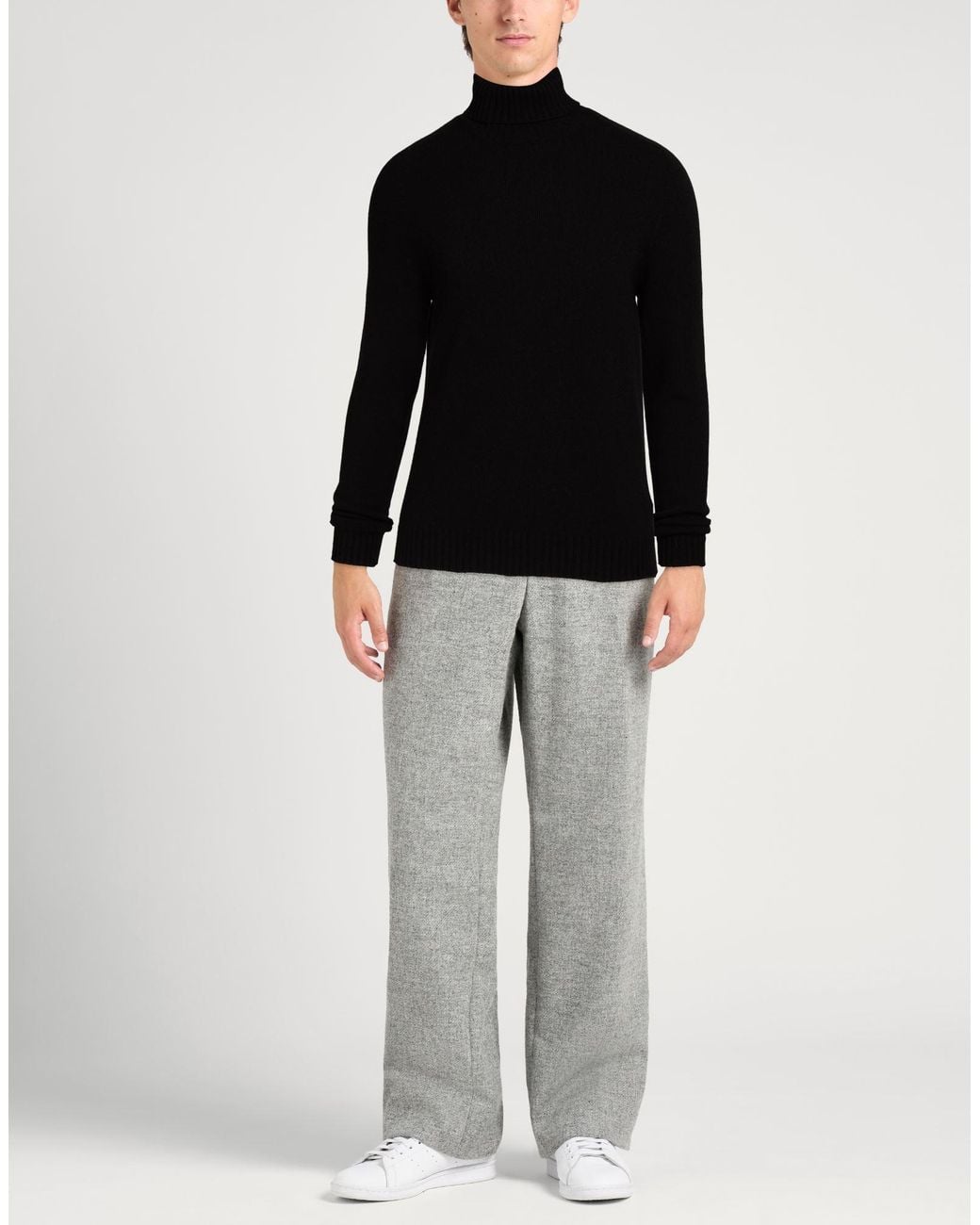 Alpha Studio Rollkragenpullover in Black für Herren