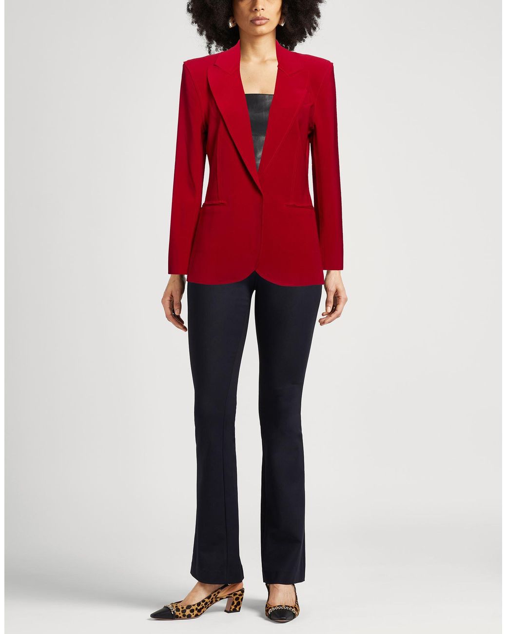 Norma Kamali Red Blazer