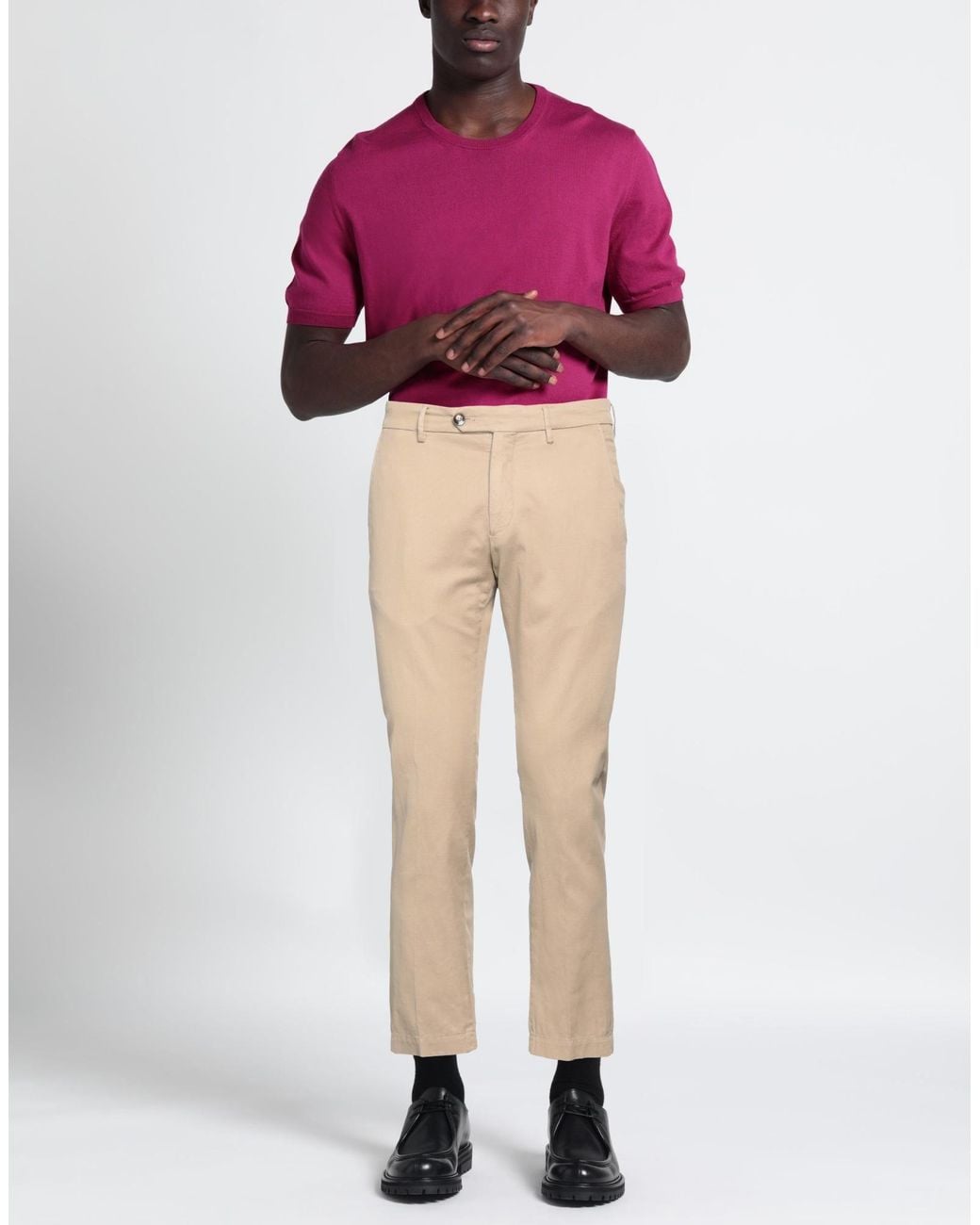 Michael Coal Natural Trouser for men