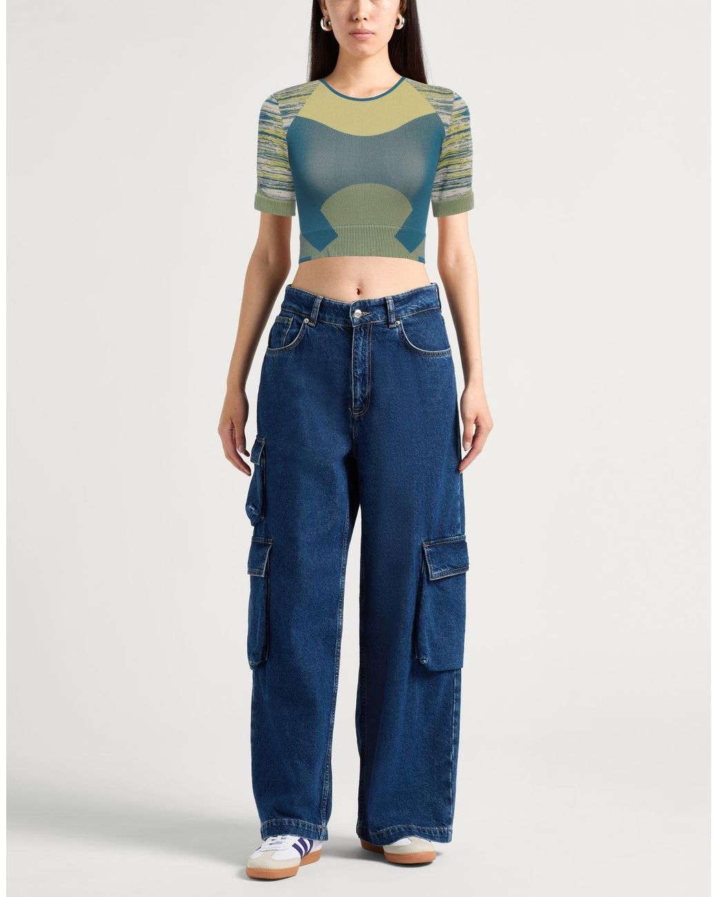 Adidas By Stella McCartney Blue Top