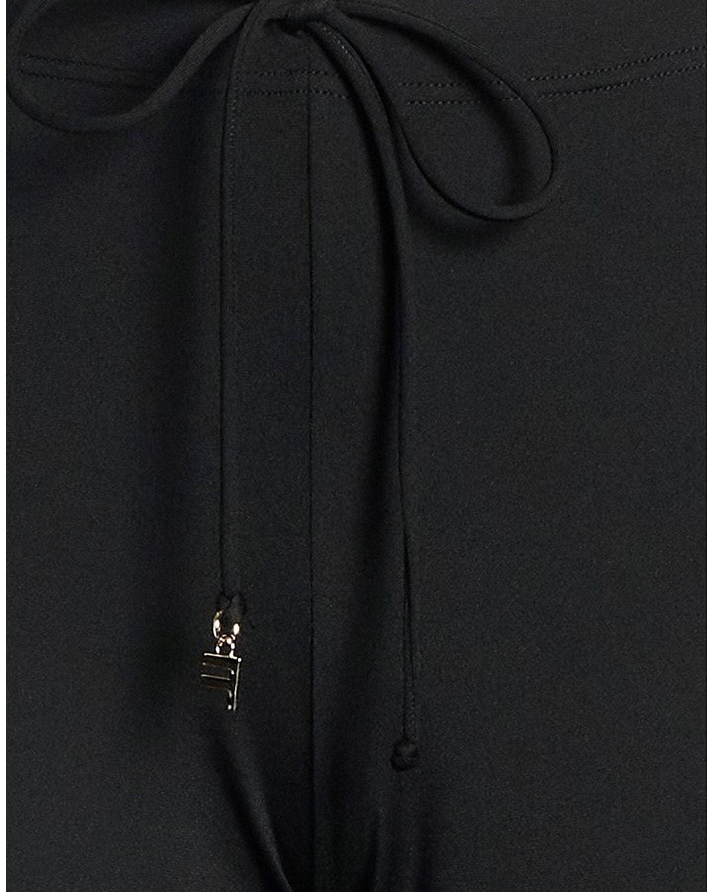 Fisico Black Pants Polyamide, Elastane