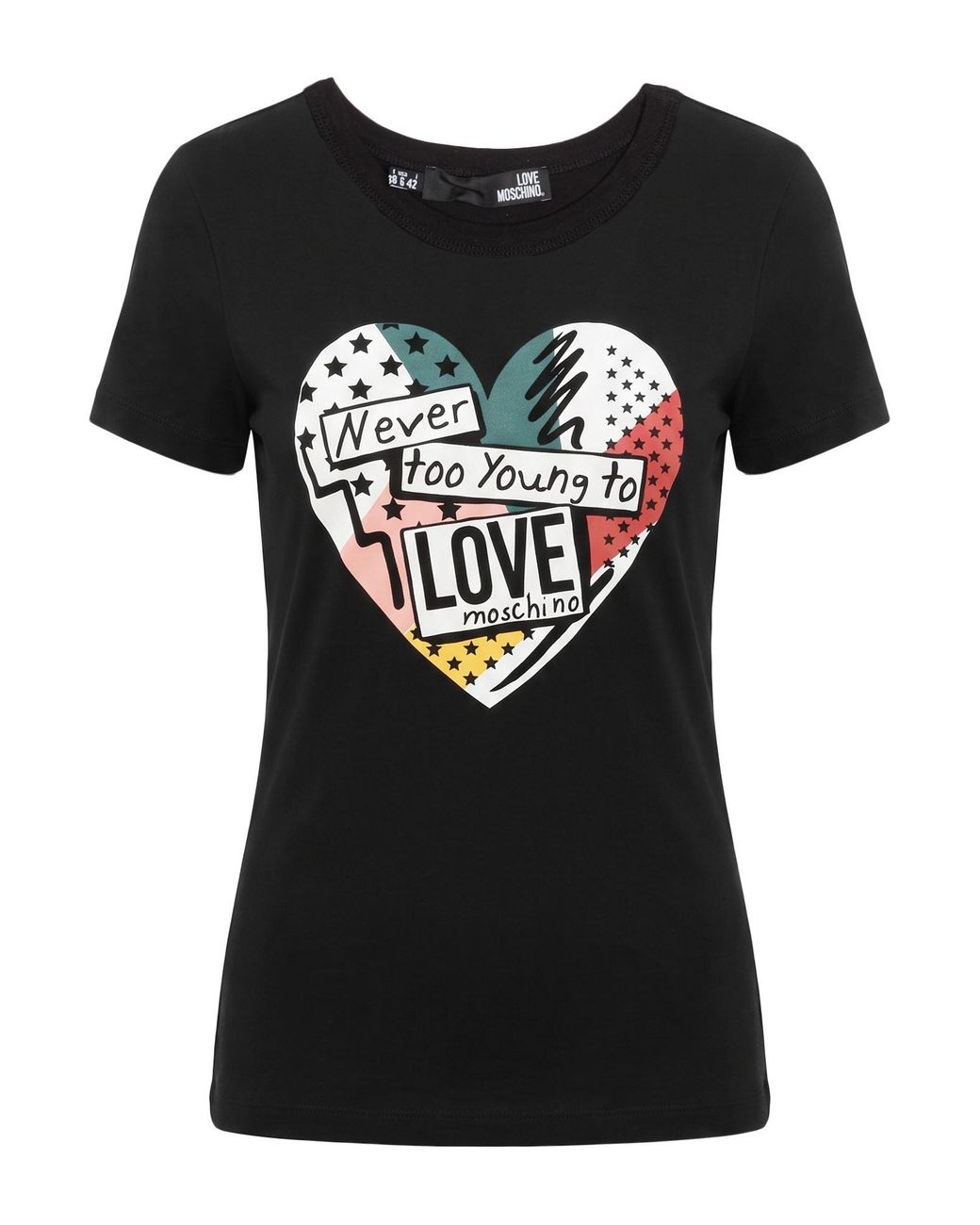 Love Moschino Black T-Shirts