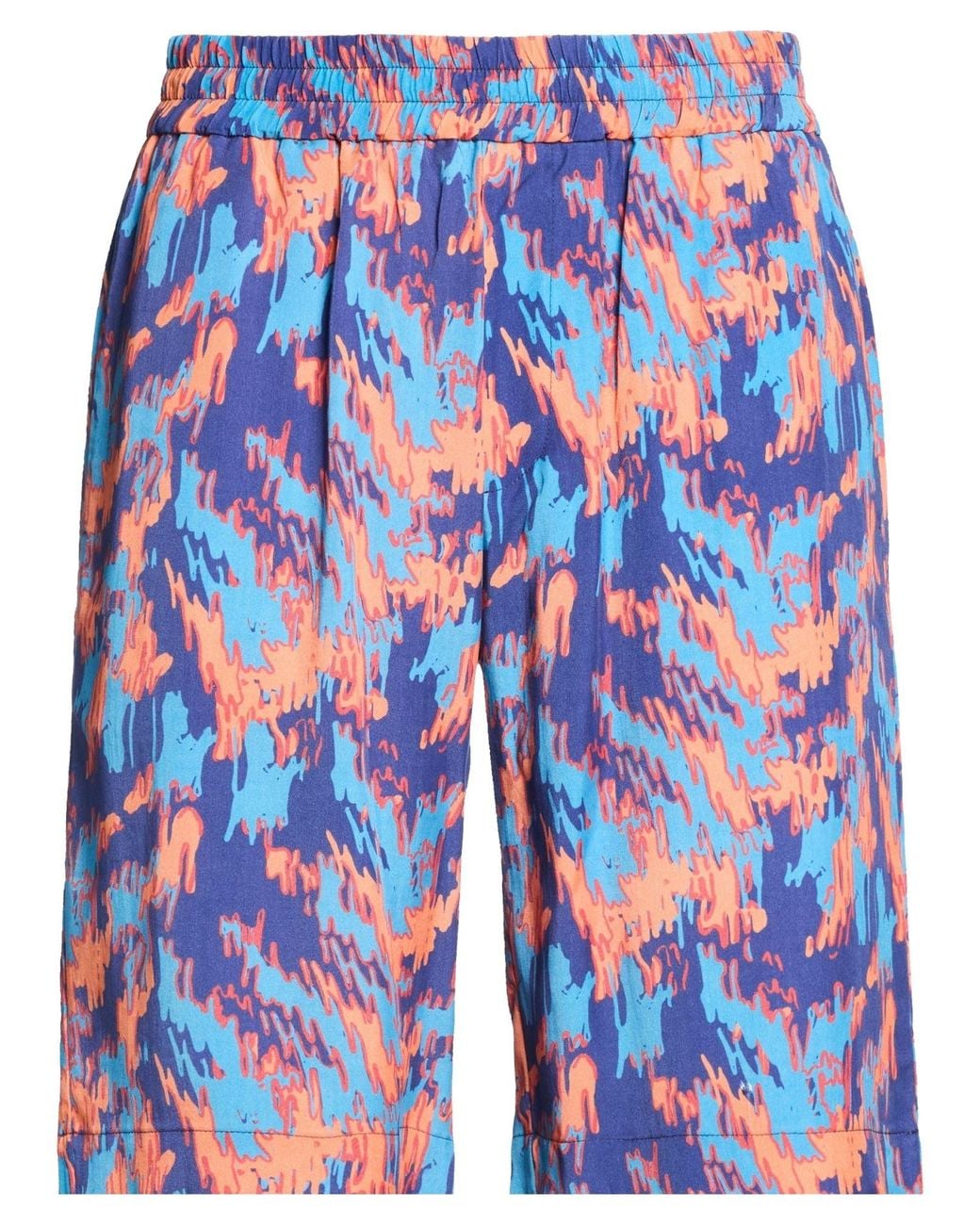 Roberto Collina Blue Shorts & Bermuda Shorts for men