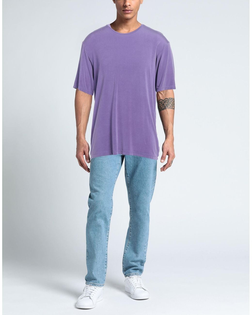 Daniele Fiesoli Purple T-Shirts for men