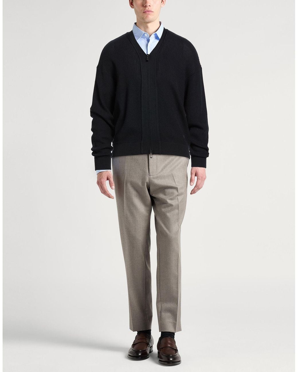 Emporio Armani Blue Cardigan for men