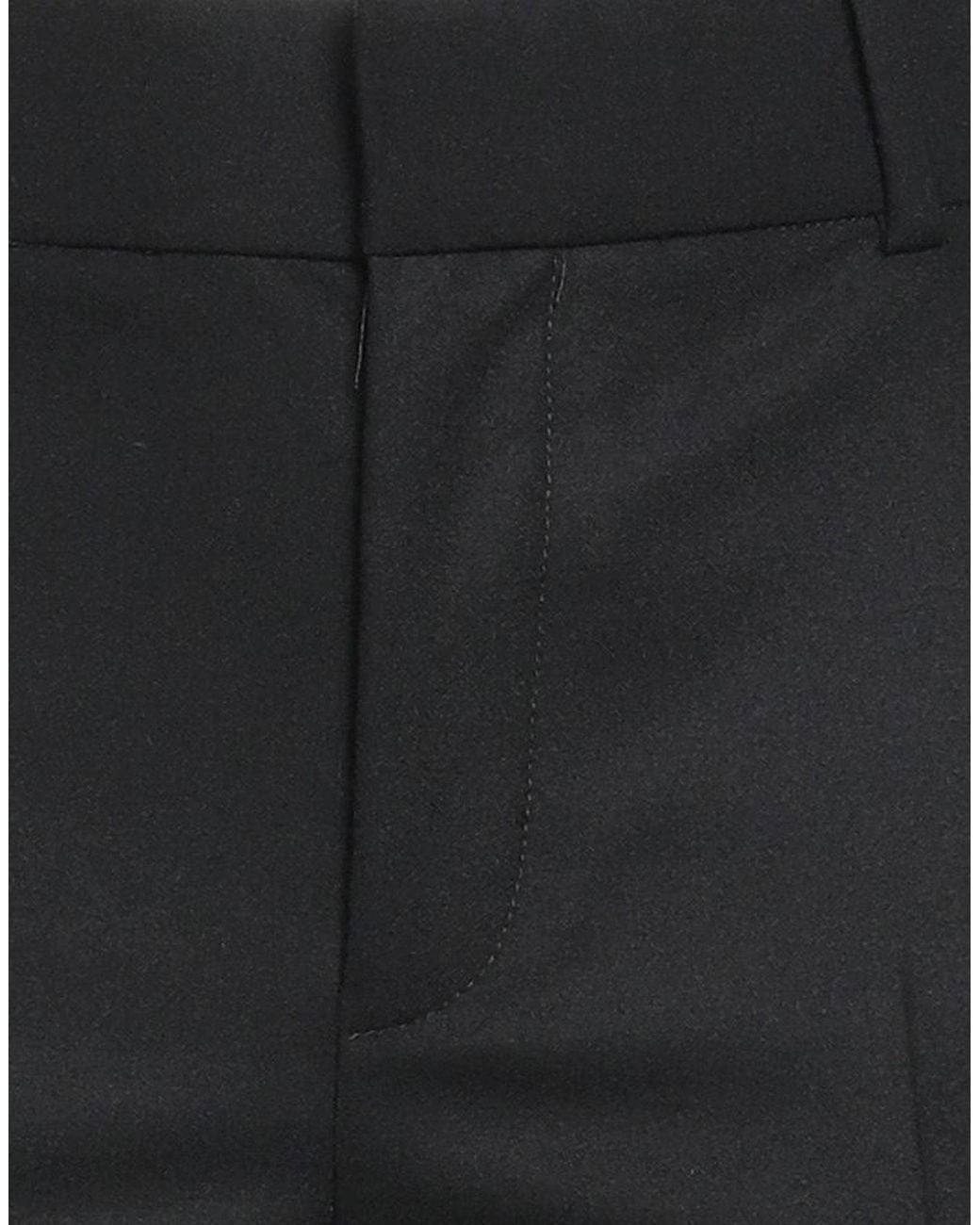 Nili Lotan Black Pants Wool, Elastane