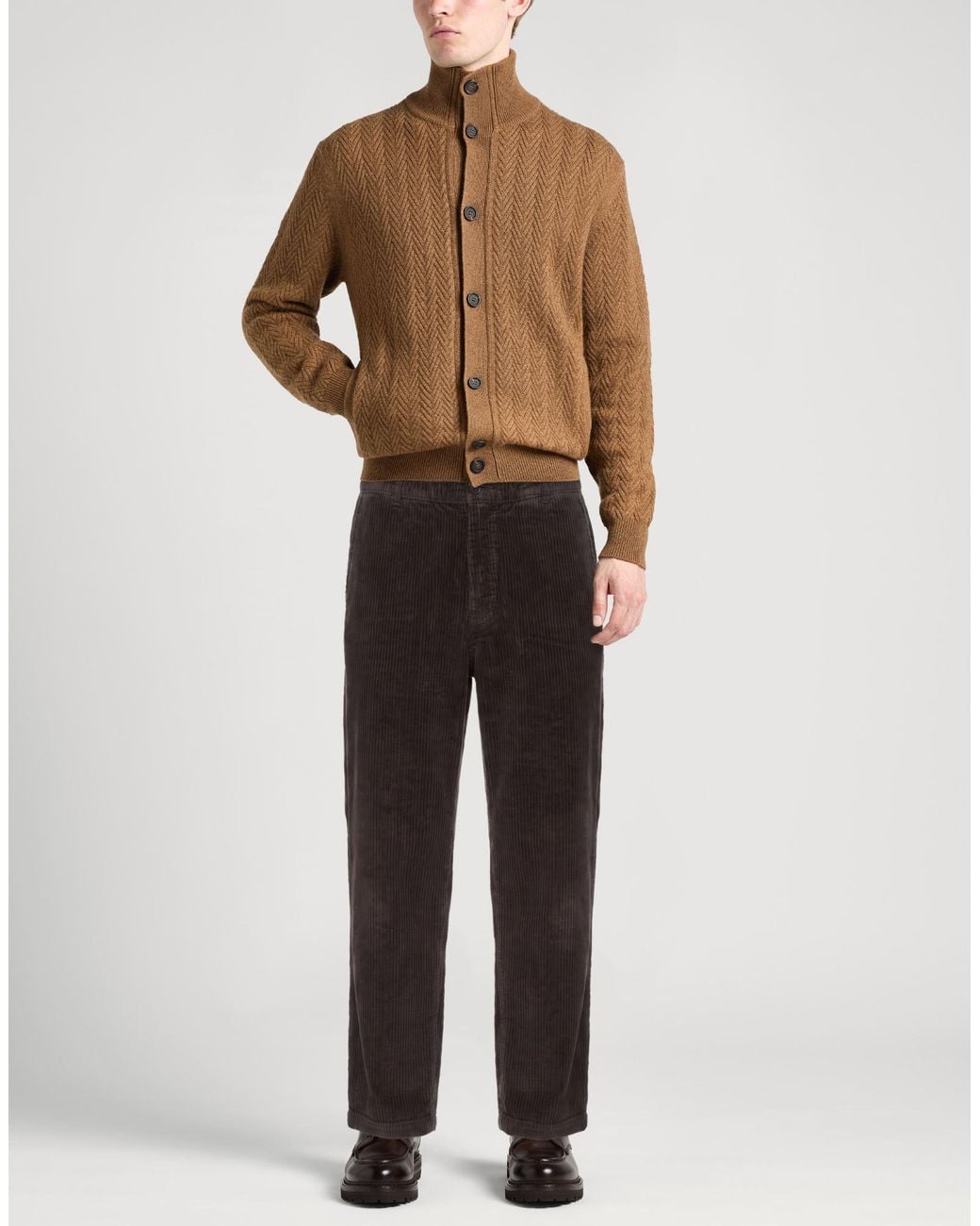 Crossley Multicolor Dark Pants Cotton, Elastane for men