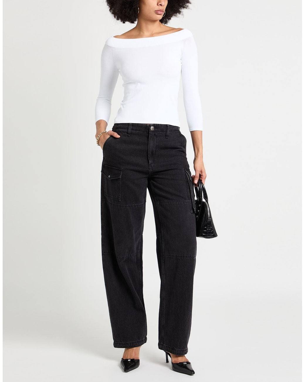 Roberto Collina White Sweater Viscose, Polyester