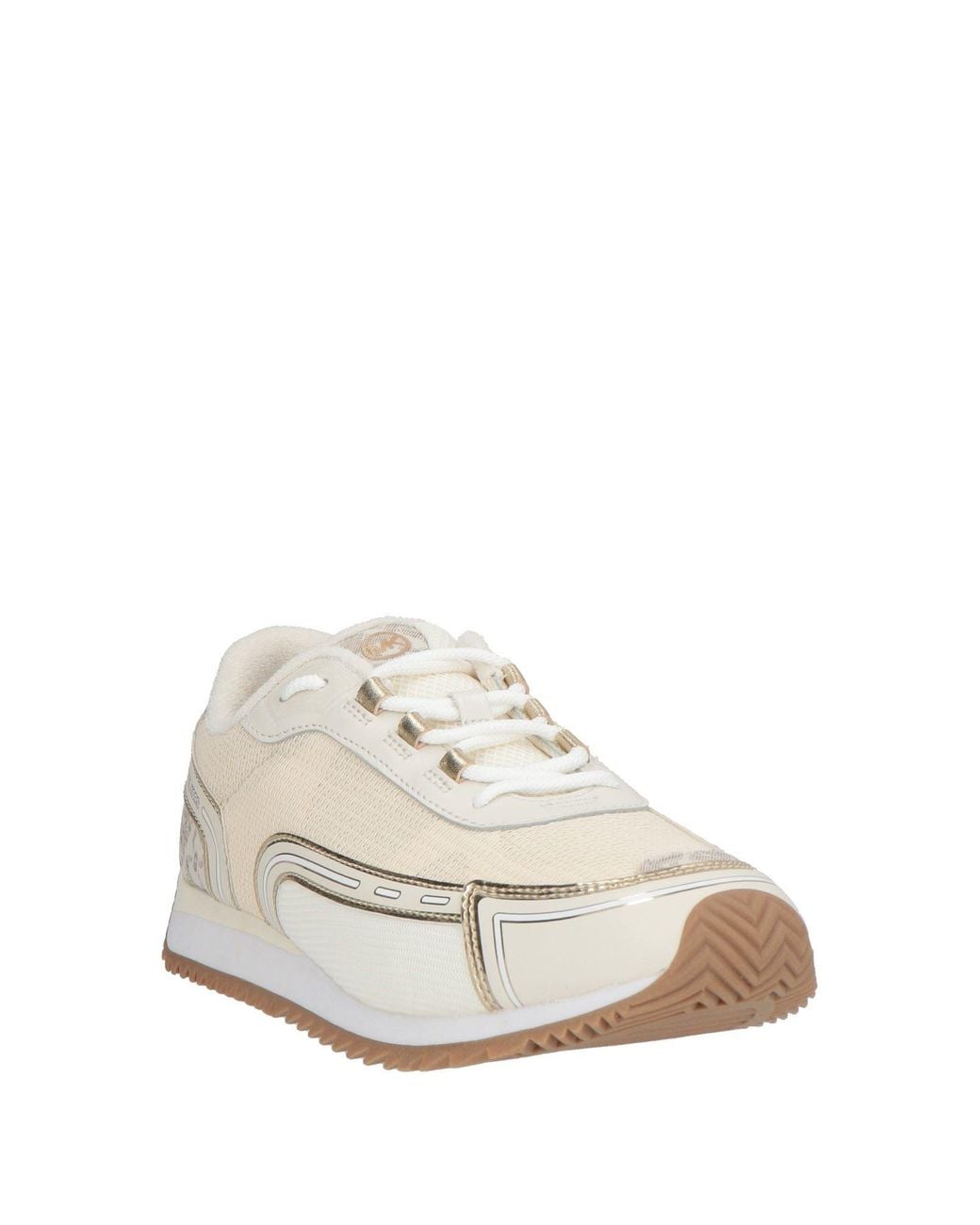 MICHAEL Michael Kors White Sneakers Textile Fibers, Rubber