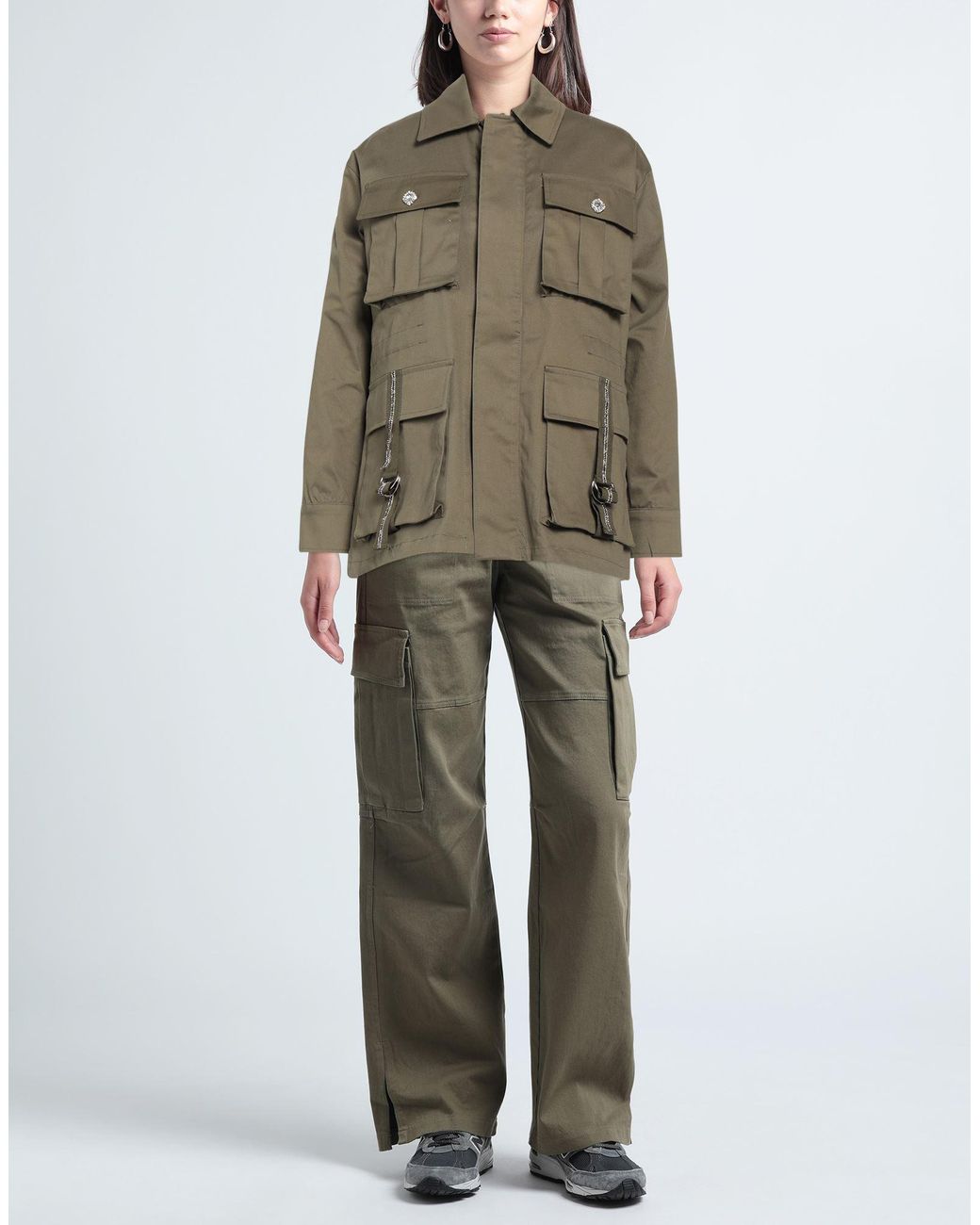 Liu Jo Green Jacket Cotton, Elastane, Polyester