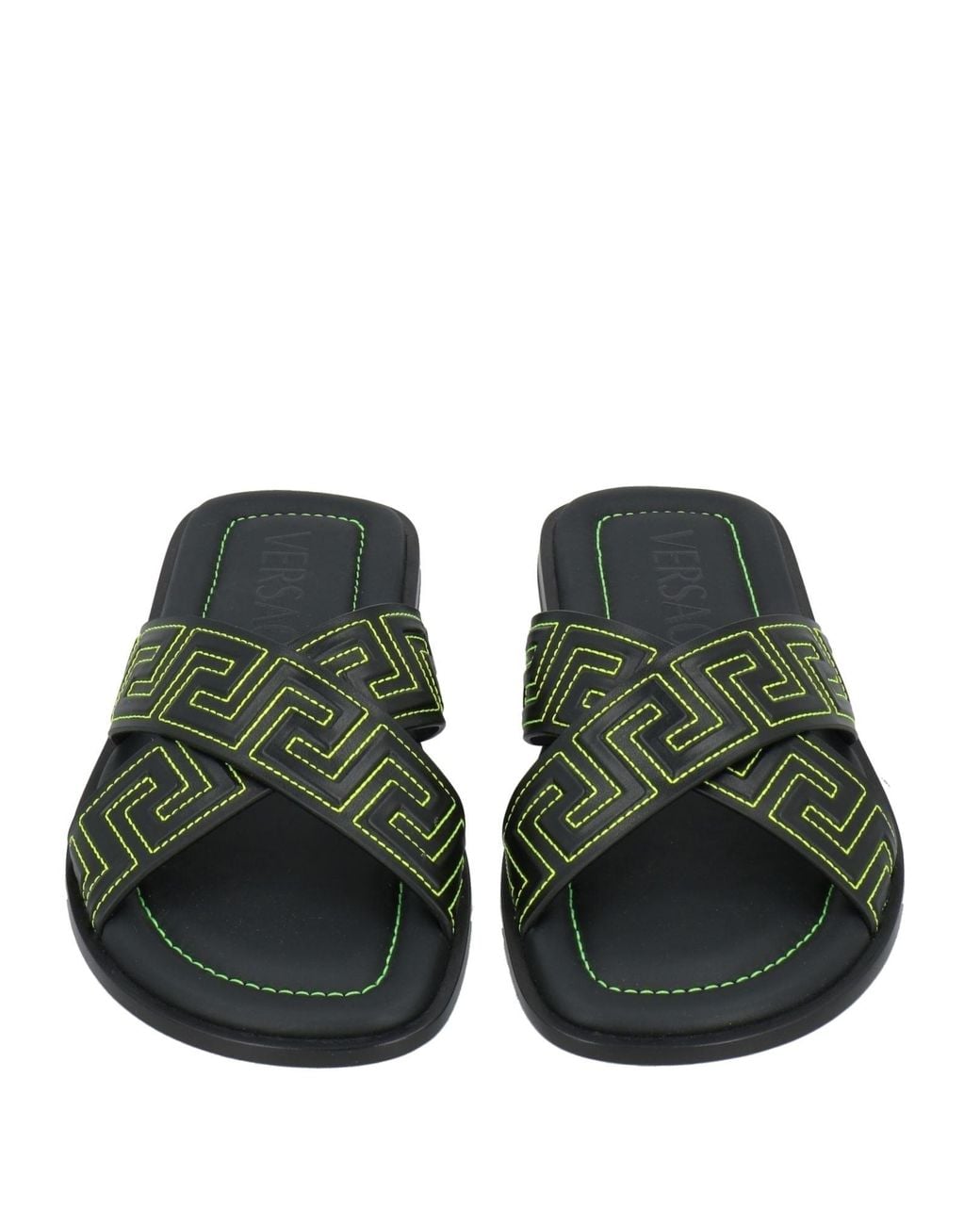 Versace Green Sandals for men