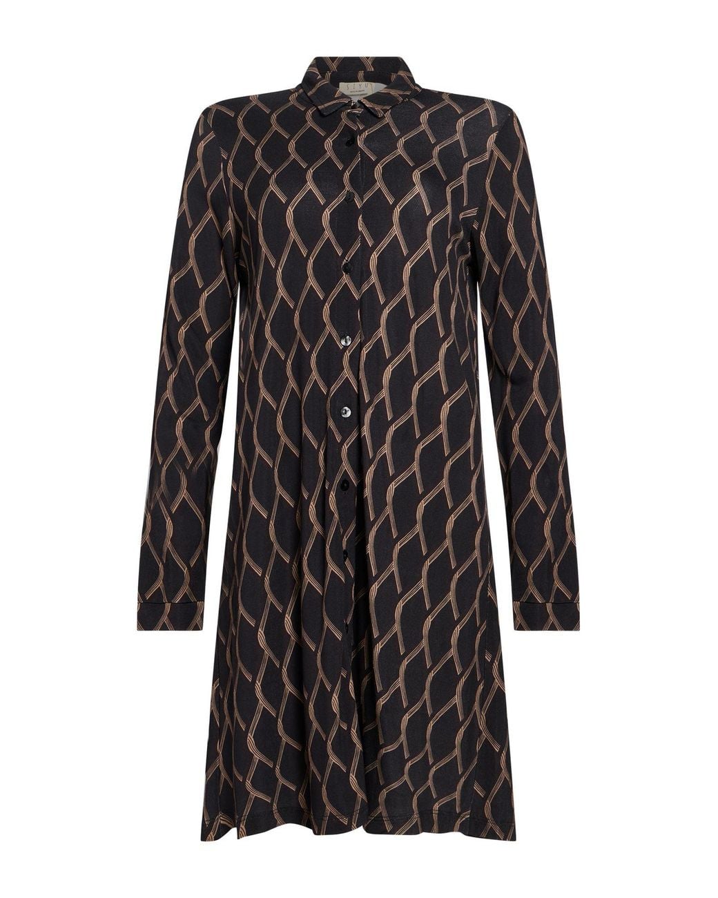 Siyu Black Mini Dress Viscose