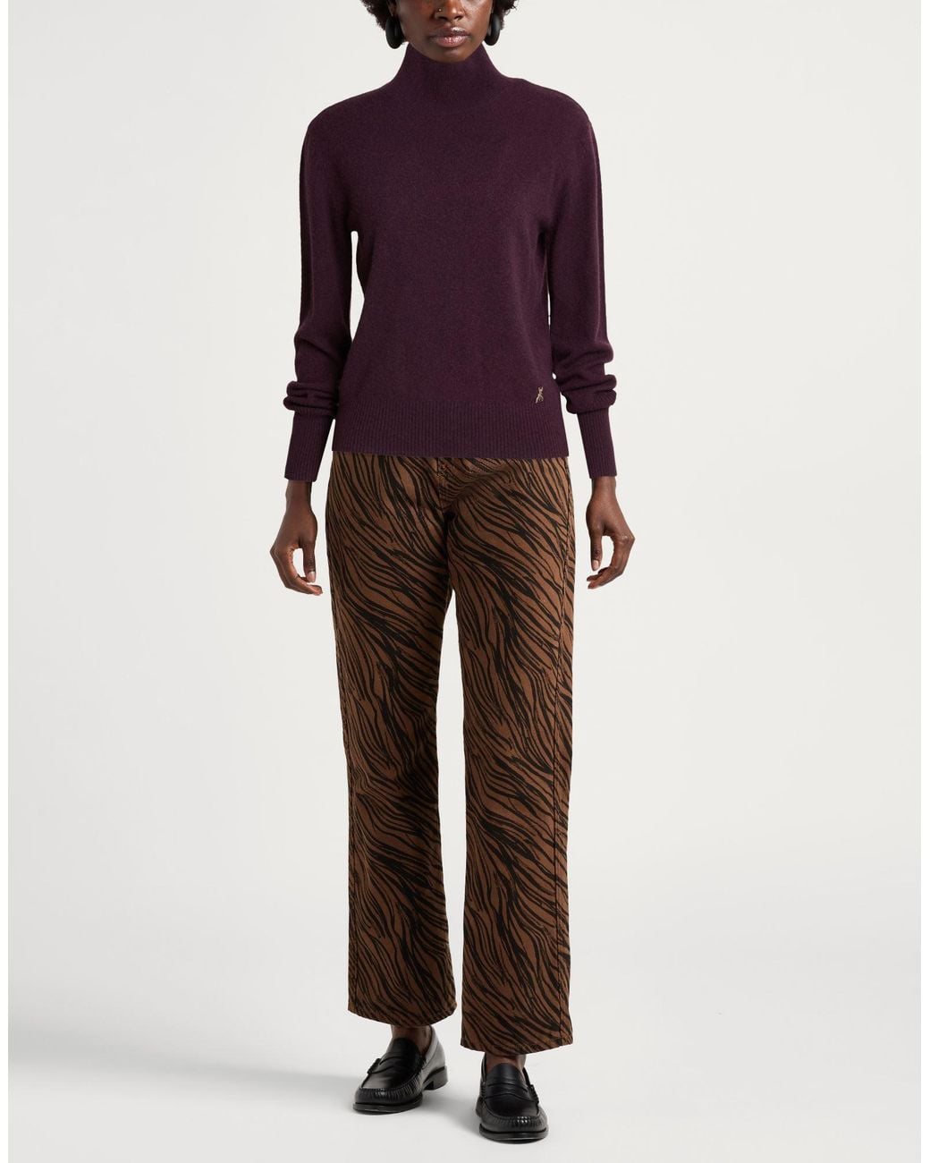 Patrizia Pepe Purple Turtlenecks