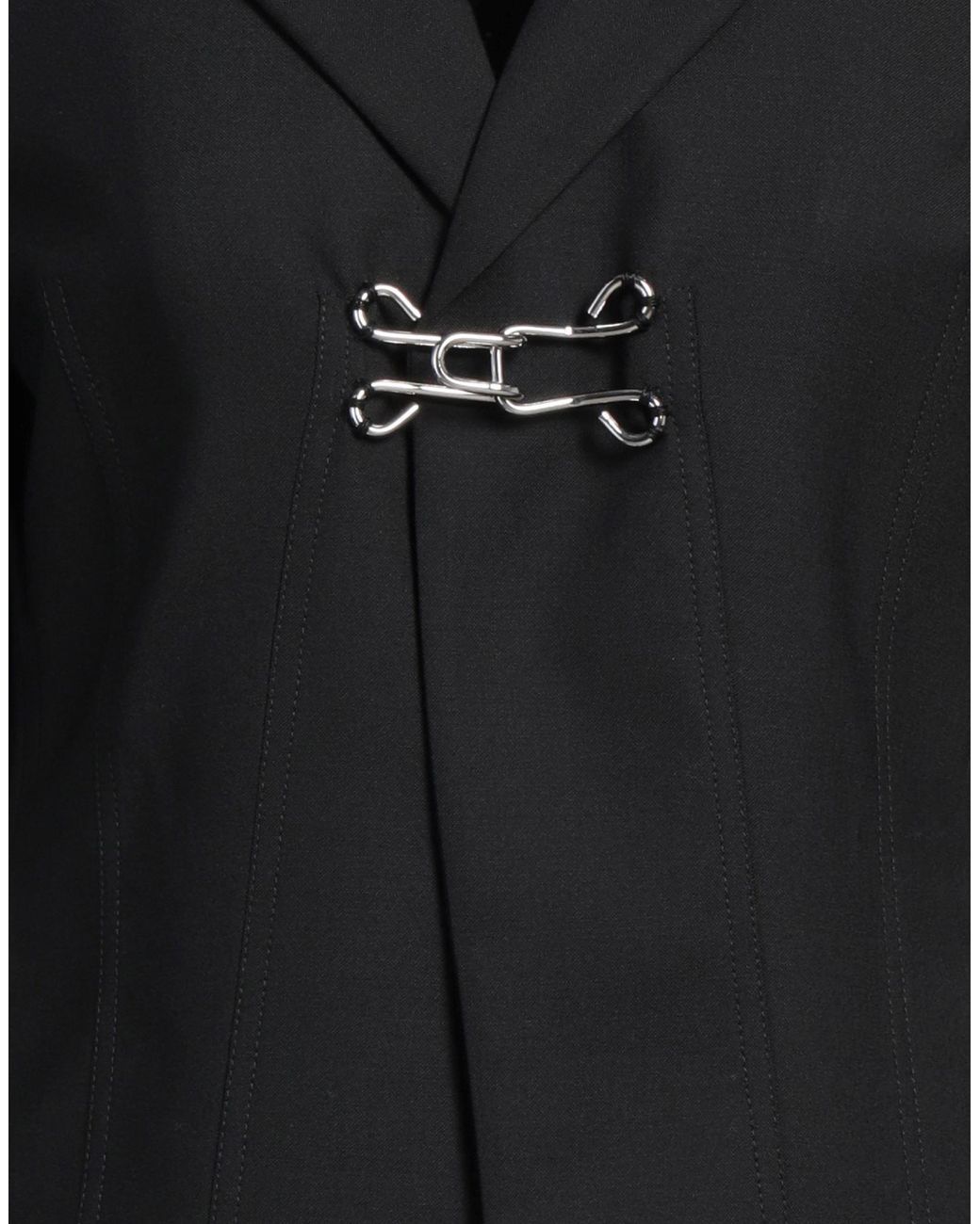 Moschino Black Blazer Polyester, Wool, Elastane