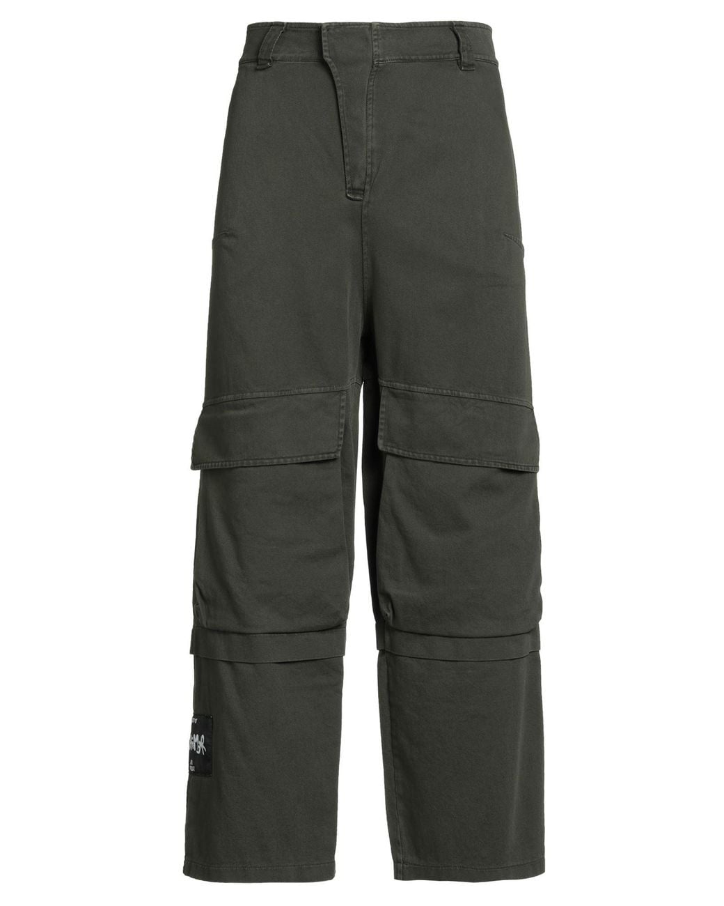 DISCLAIMER Gray Military Pants Cotton for men