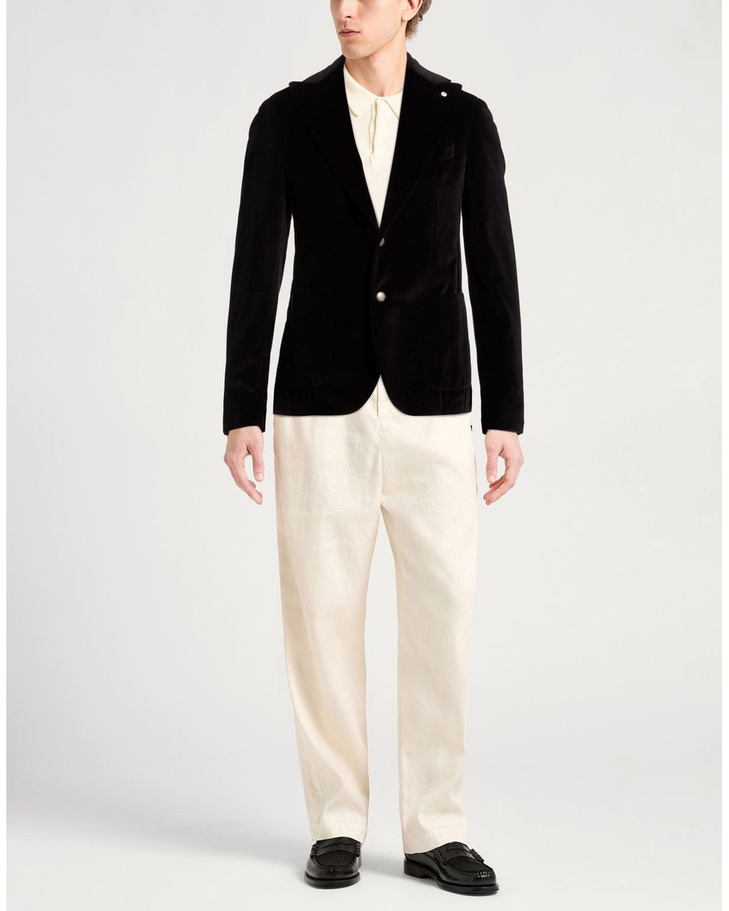 L.b.m. 1911 Black Blazer Cotton for men