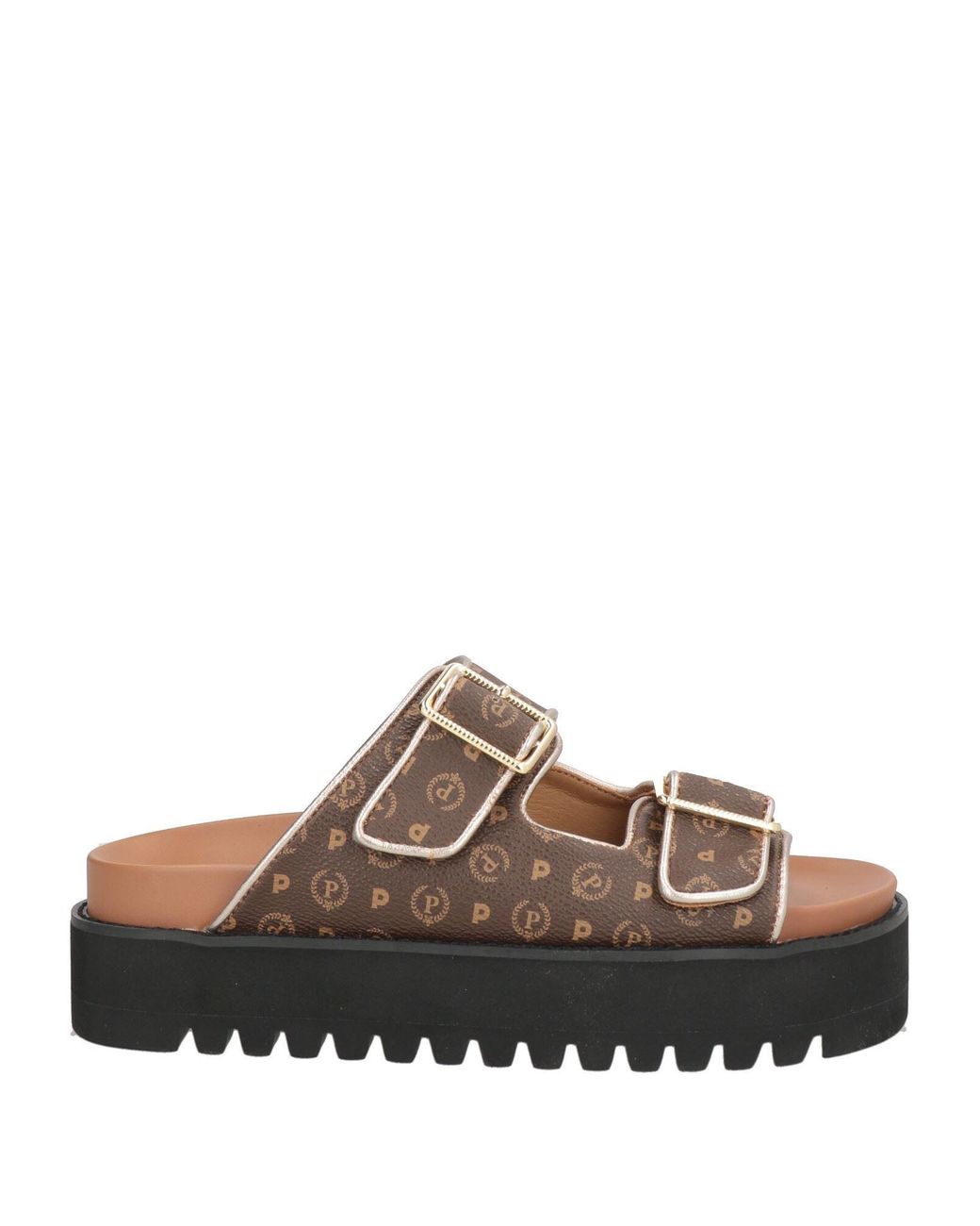 Slapi Pollini Pollini Sandals in Brown | Lyst UK