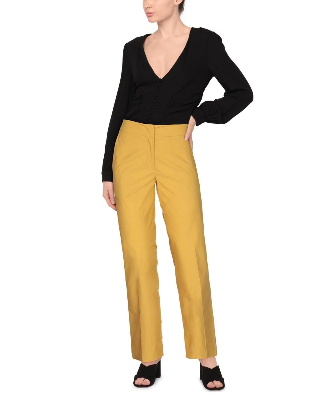 Twinset Yellow Pants
