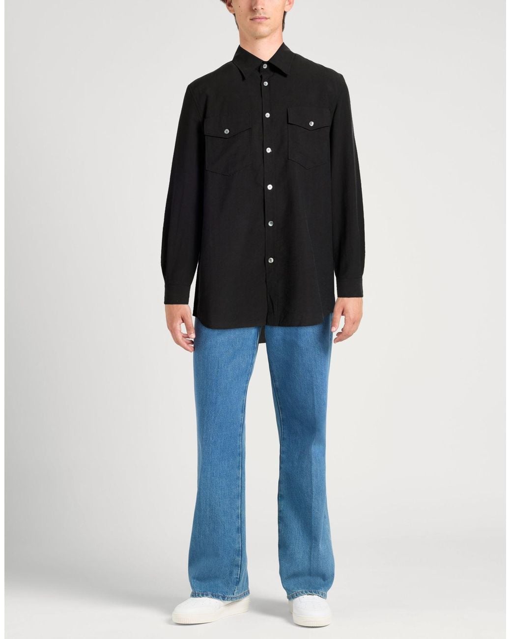 Department 5 Black Shirt for men