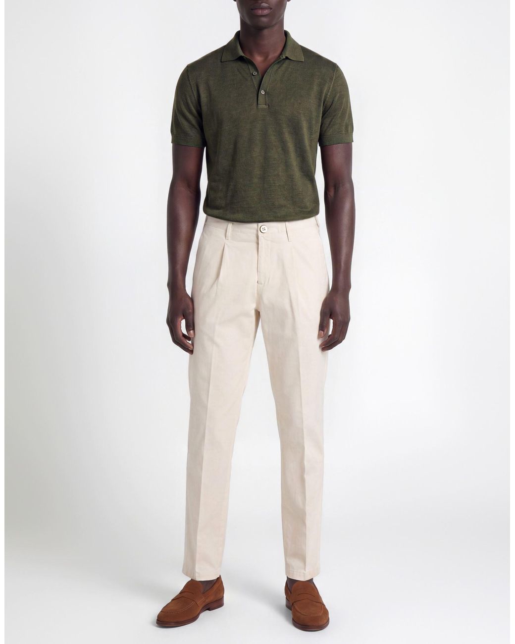 Michael Coal Natural Trouser for men
