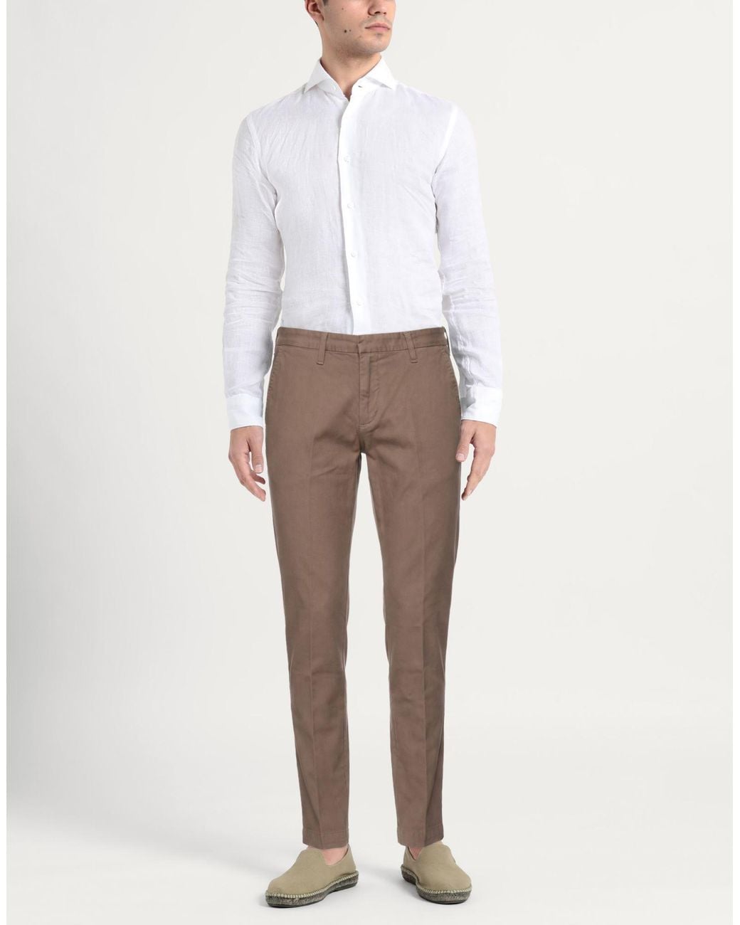 Entre Amis Brown Trouser for men