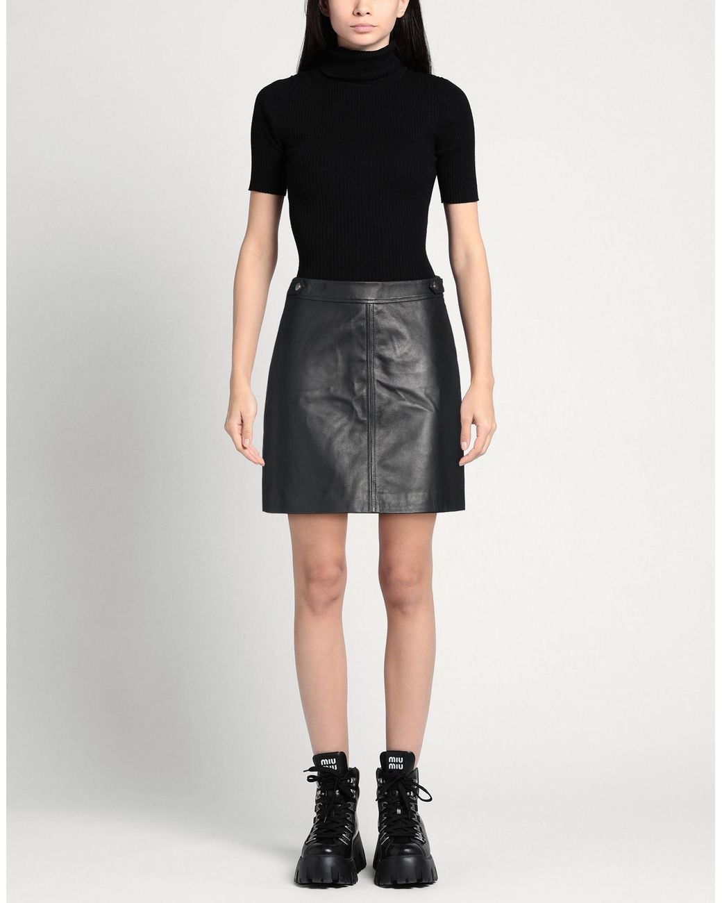 Bolongaro Trevor Black Mini Skirt