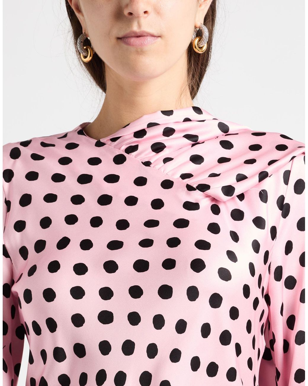 MSGM Red Maxi Dress Viscose