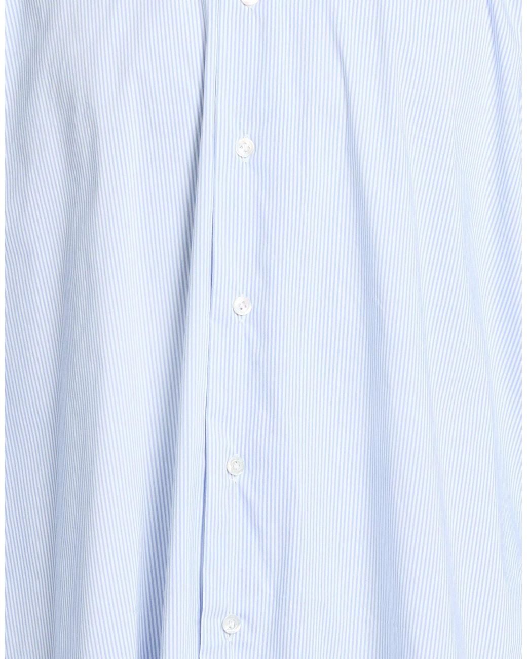 Buonamassa Blue Shirt Cotton, Polyamide, Elastane for men