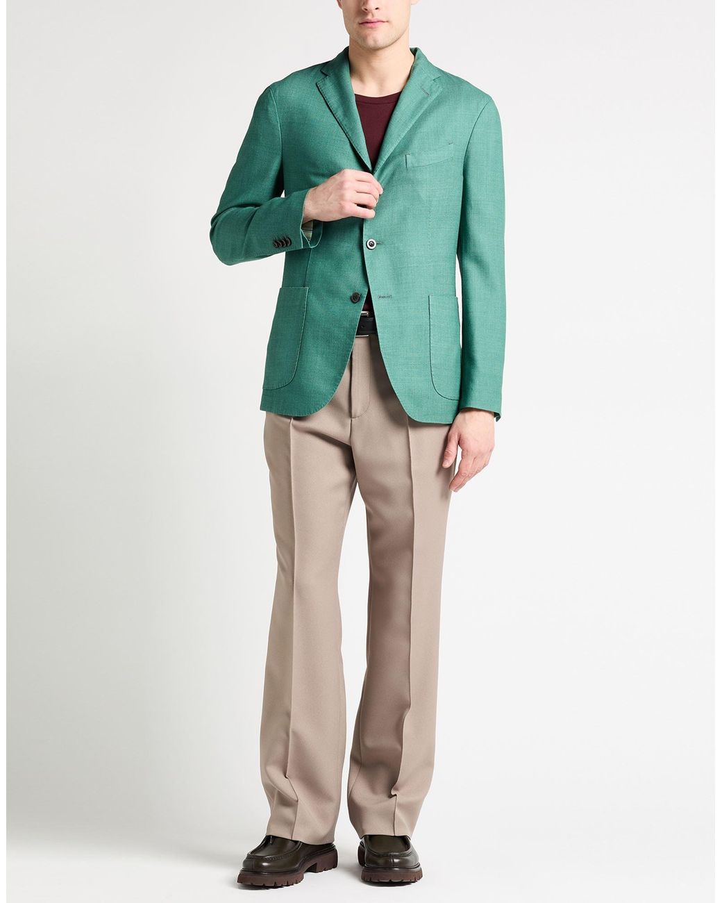 Boglioli Green Blazer for men