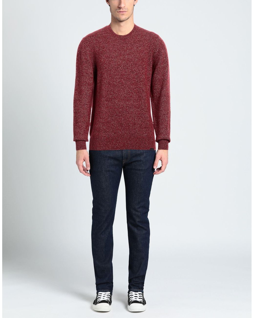 Brooksfield Pullover in Red für Herren