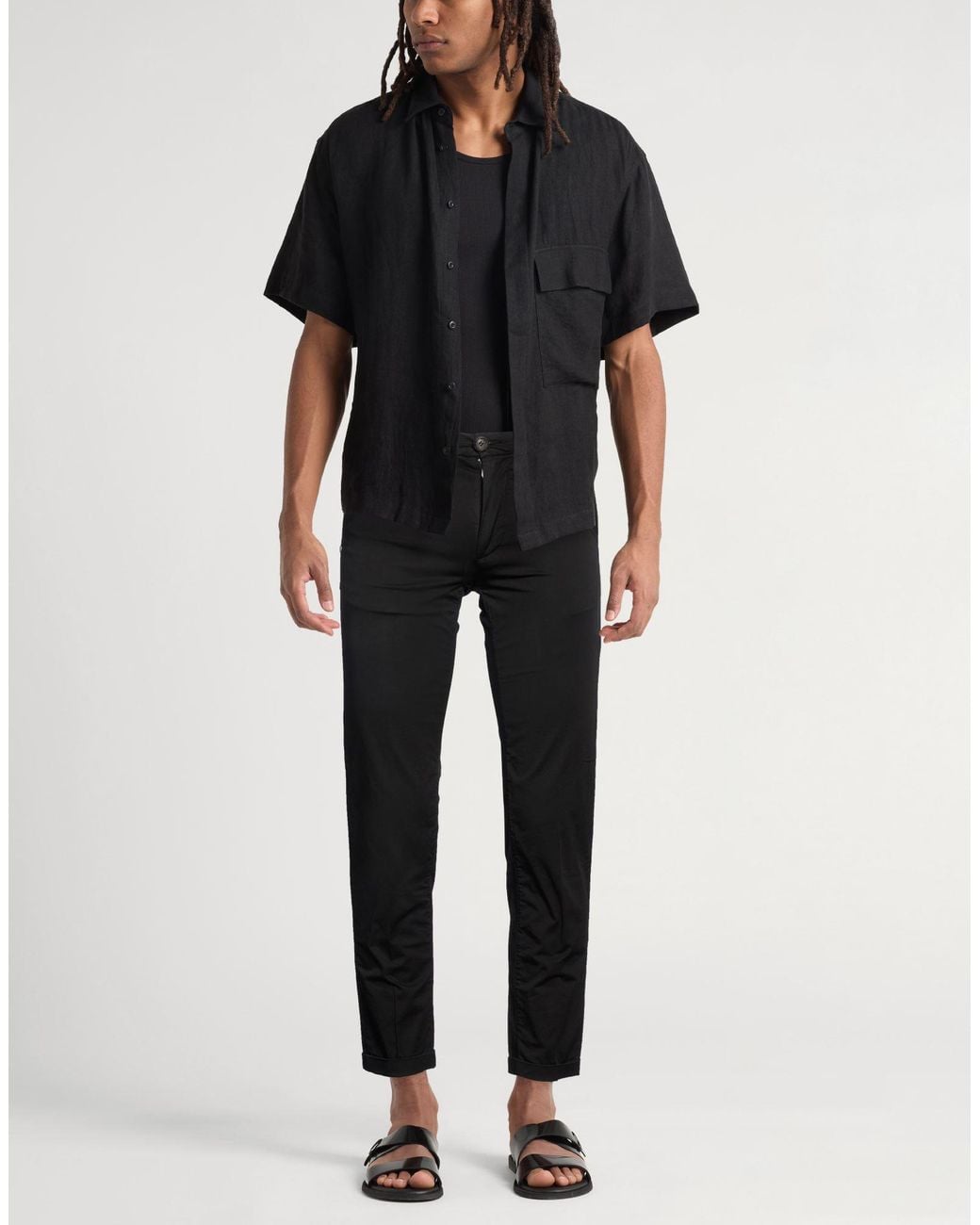 RE_HASH Black Trouser for men