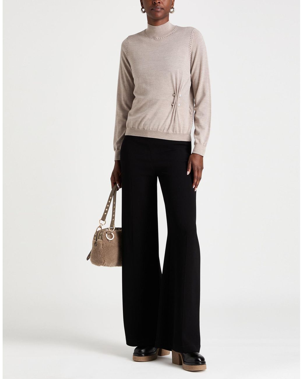 Liu Jo Natural Turtlenecks