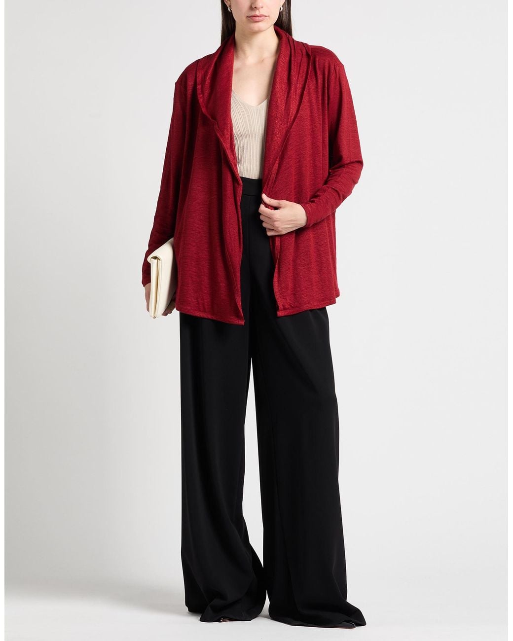 Max & Moi Red Cardigan
