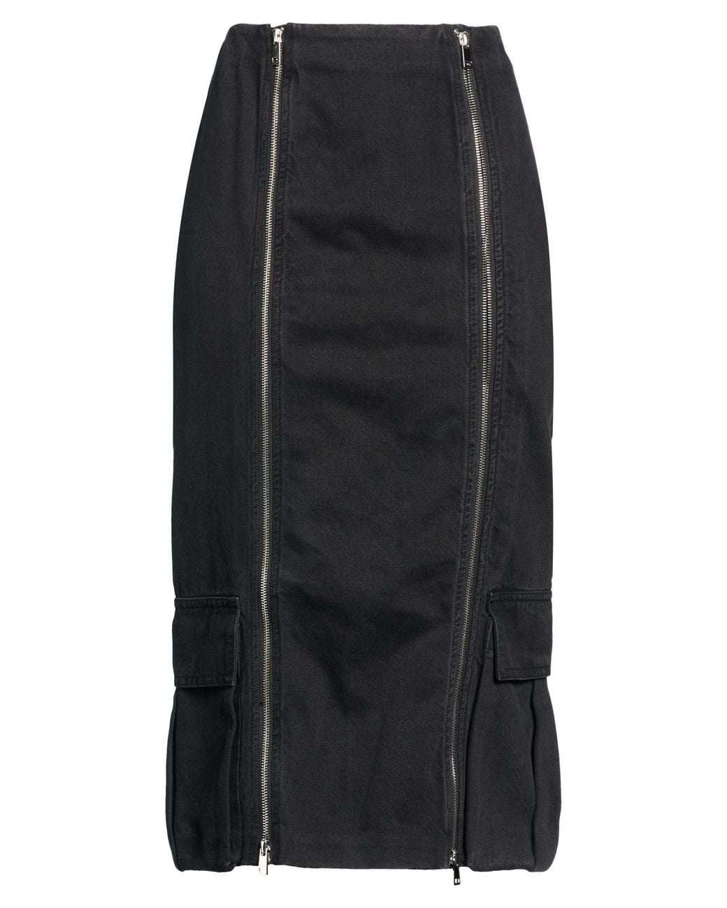Isabelle Blanche Black Denim Skirts