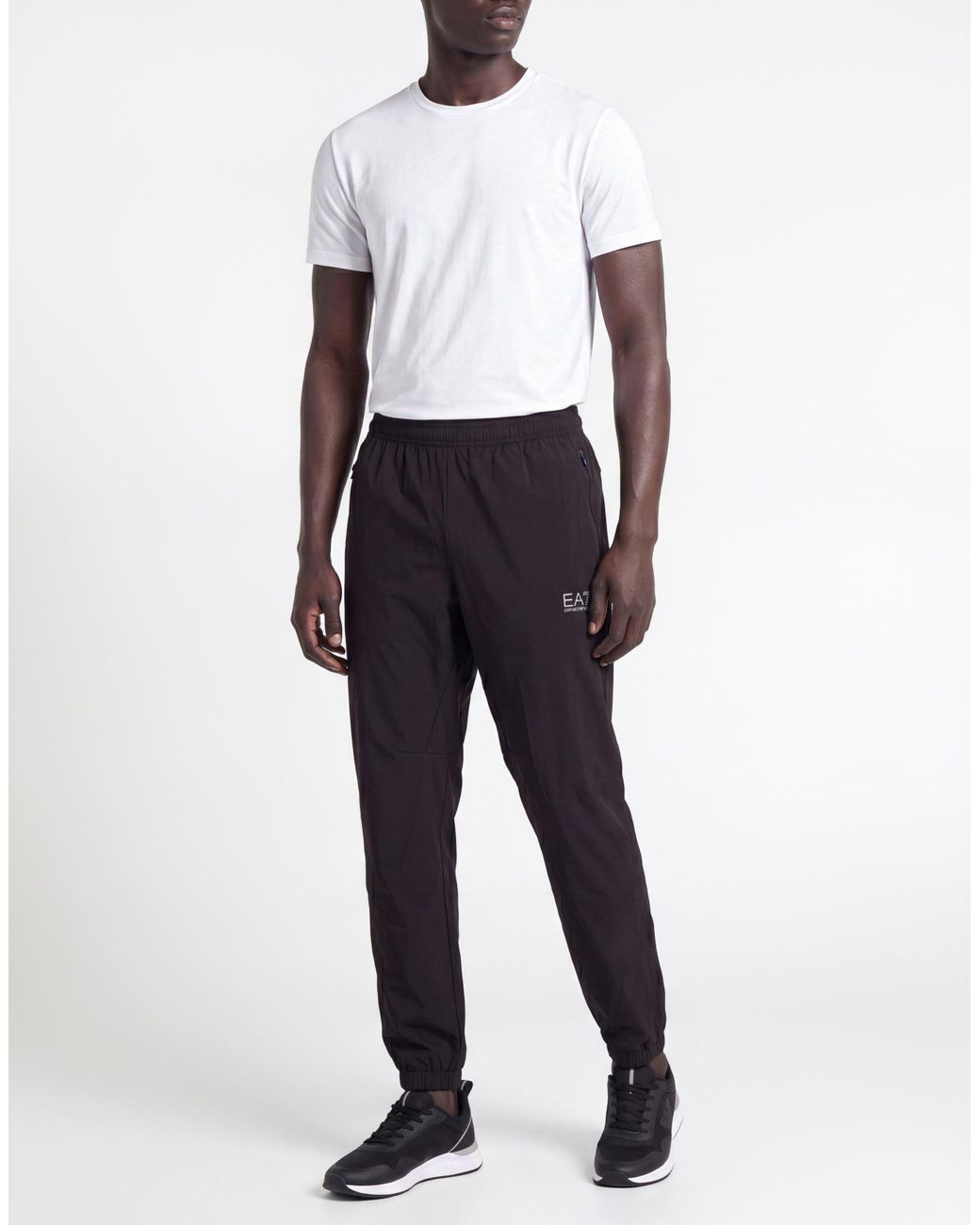 EA7 Black Trouser for men