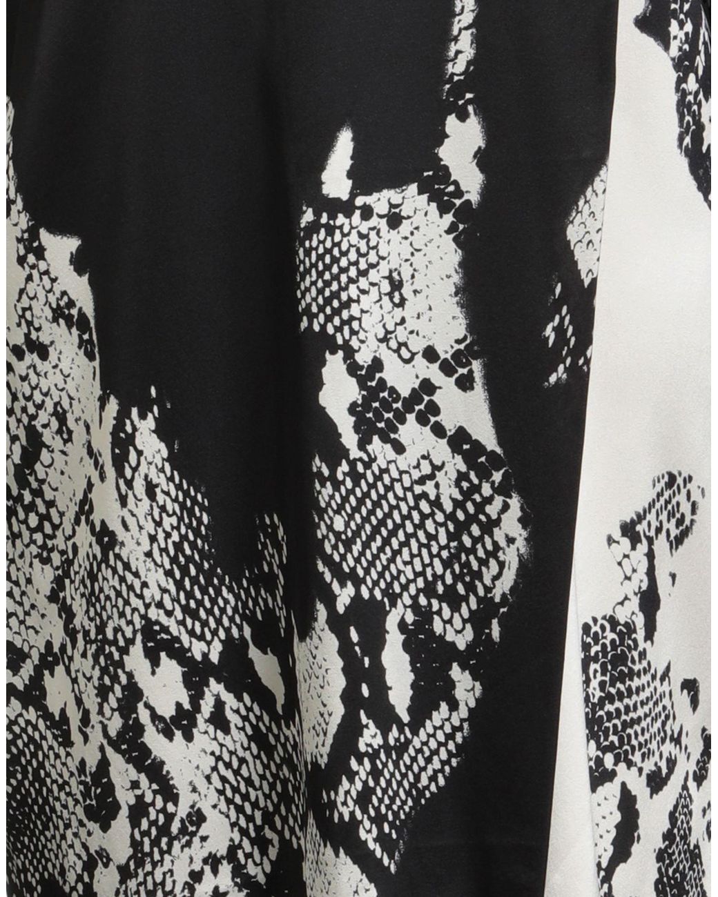 Clips Black Midi Dress Silk, Elastane
