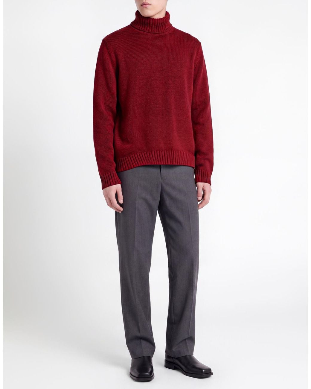 Zanone Red Turtleneck for men